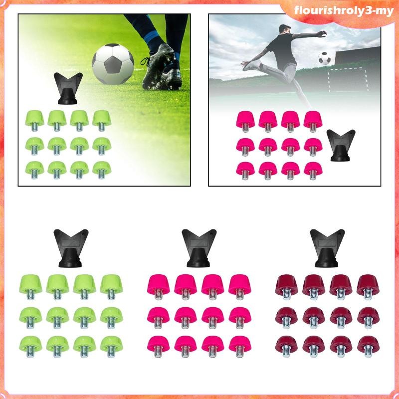 [Flourish] 12x Replacement Spikes Rugby Studs Soccer Boot Cleats Track for Training