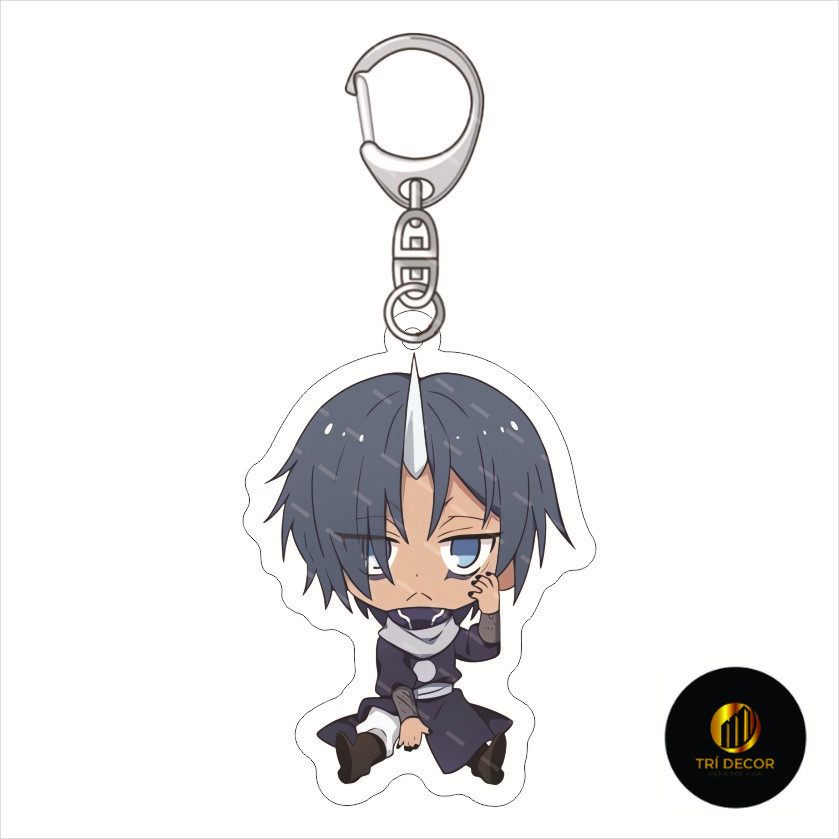 Keychain, Standee Model Anime Reincarnated Slime Rimuru Tempest, Shizue Izawa, Shiion Study Desk Decoration