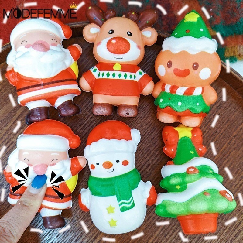 [ Merry Christmas ] Sensory Squeeze Toys for Anxiety Relief | Rebound Texture Toy, EVA Material Stress Ball for Office/Classroom/Home Use