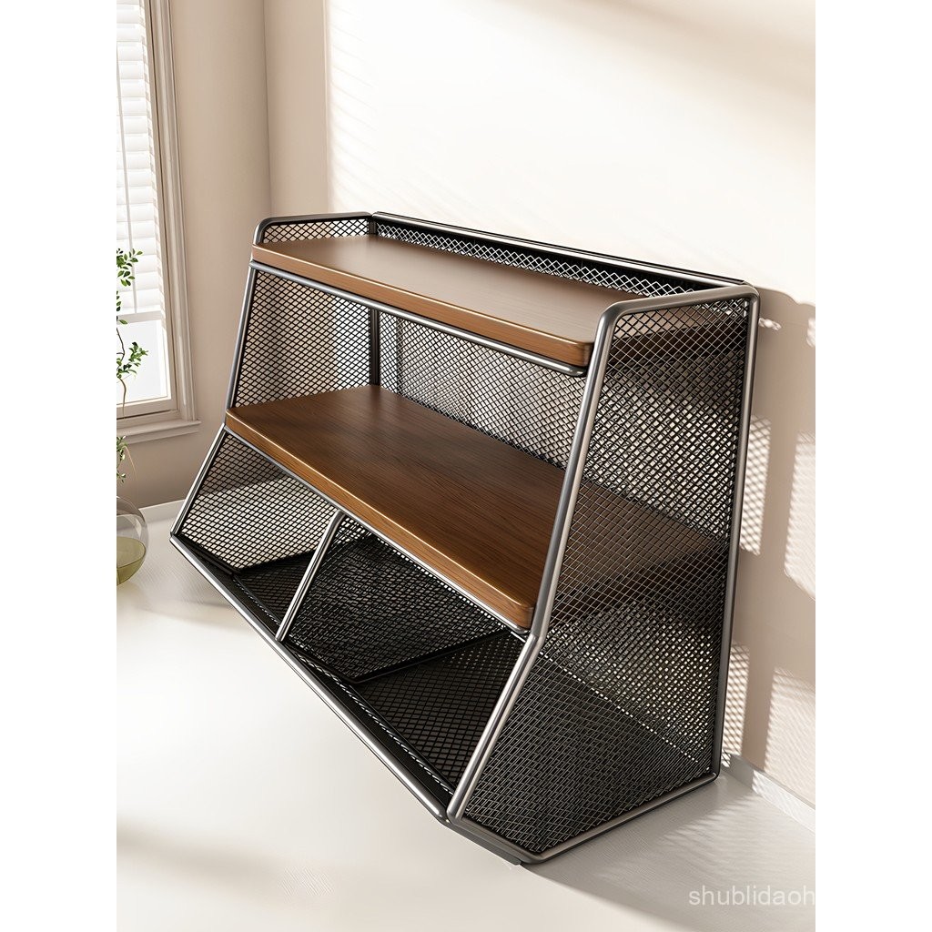 Rak Penyimpanan Desktop MUJI Import Jepun Meja Dapur Penyimpanan Pemegang Cawan Snek Penyusun Berlapis Berlapis Pelbagai Fungsi