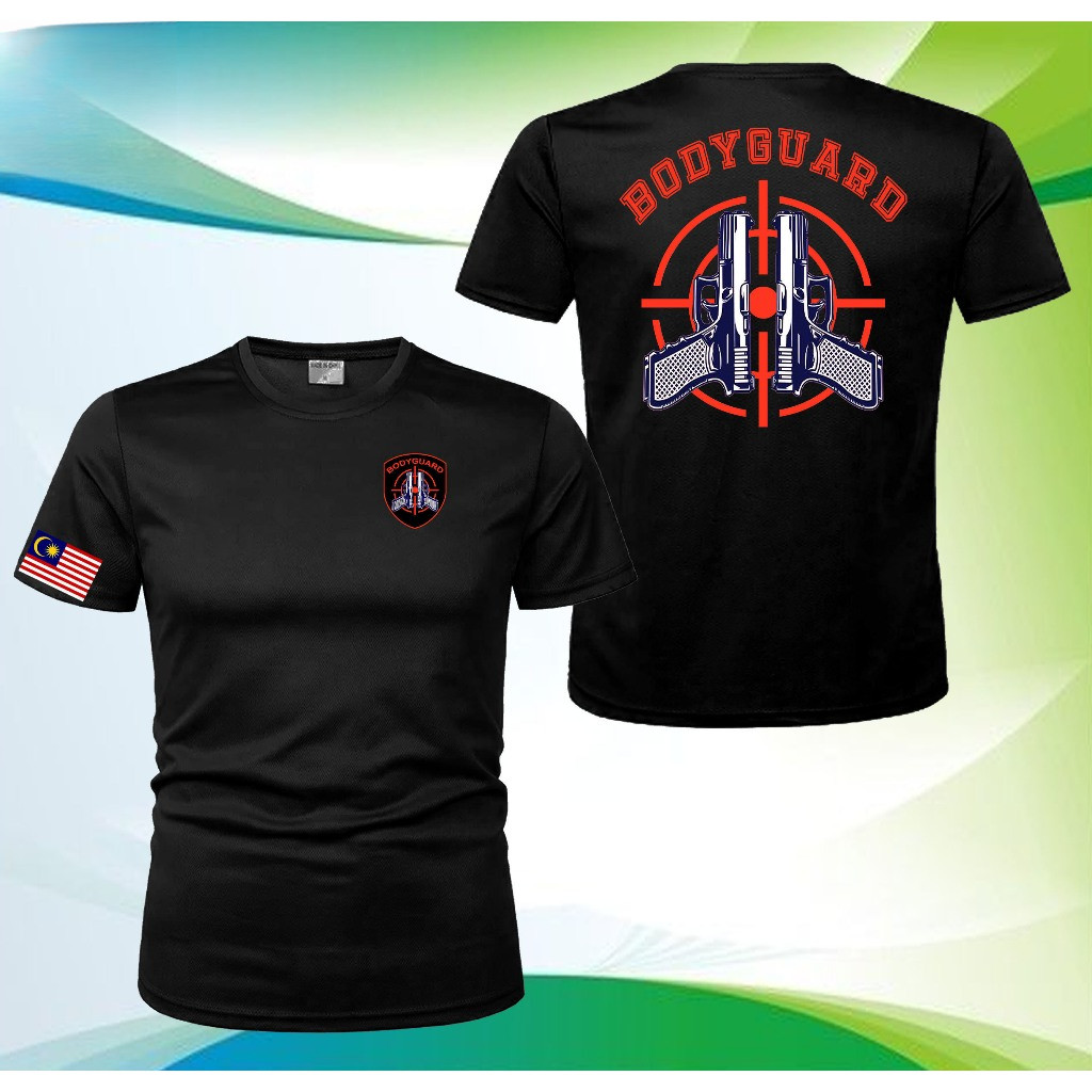 Casual T-Shirt Design Bodyguard Cotton Unique Street Fashion