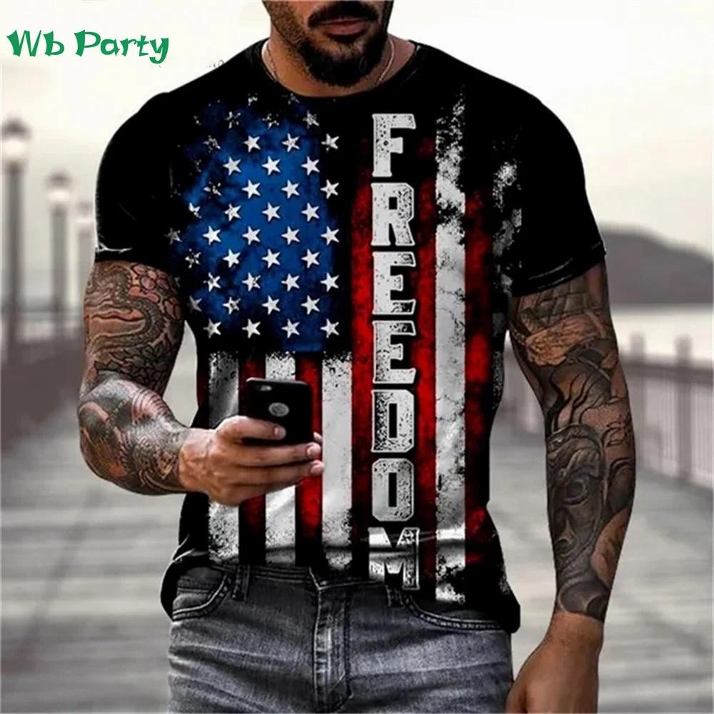 Vintage Men's Clothing 3D Print Mens Clothing T shirt Men Summer Fashion Mens T shirt O-Neck Vintage Graphic T shirts Street Top
