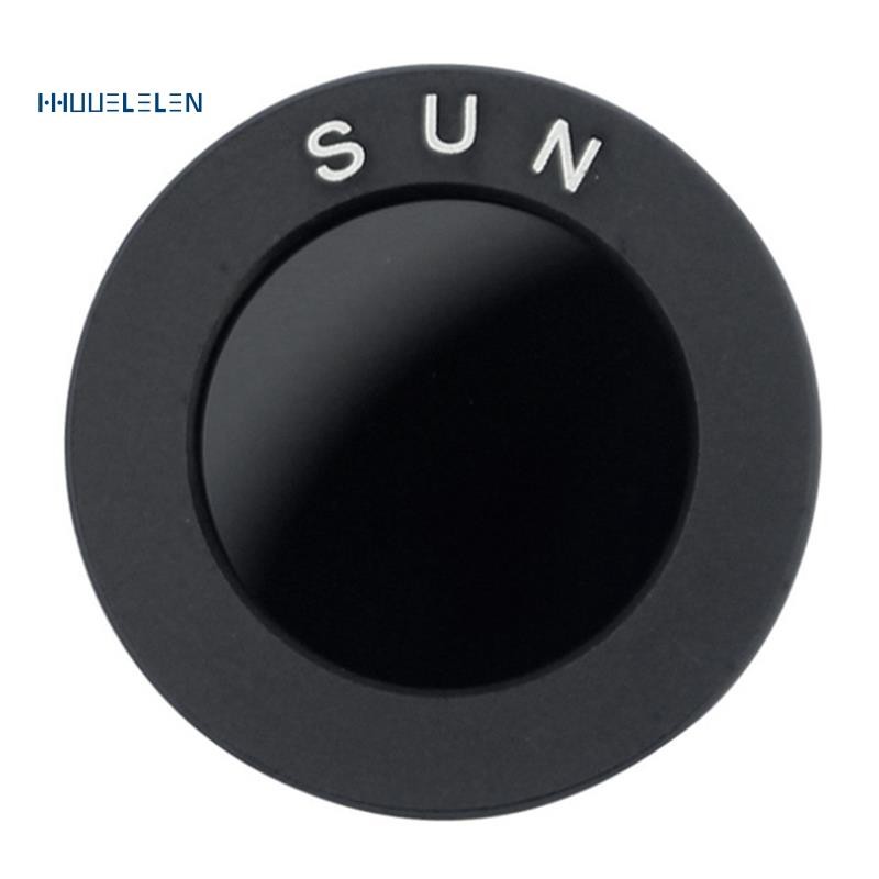 1.25 Inches Black Solar Filter Astronomical Telescope Accessories Optical Glass Lens Optical Filter Lens Filter M28X0.6