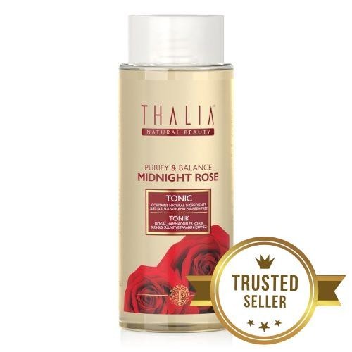 Thalia Moisturizing Natural Rose Extract Toner Penyegar Muka Menghilangkan Kedut (Helps Reduce Wrinkles) - 300 ml