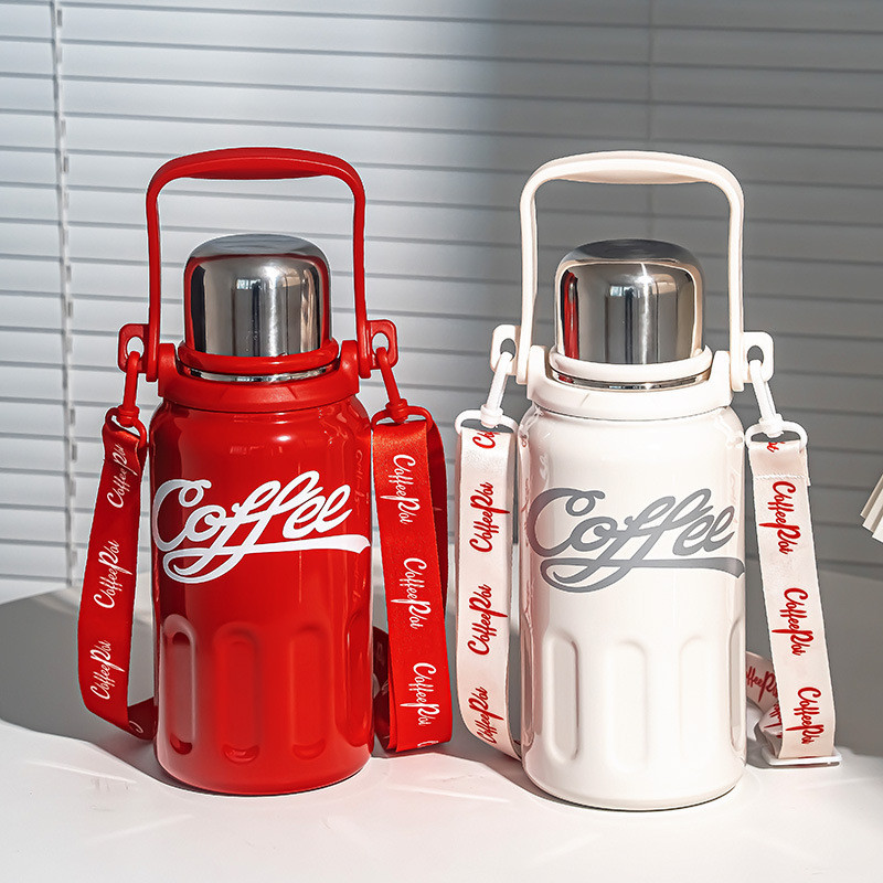 Thick Food Grade Stainless Steel Thermos Cup High-Value Sports Bottle Cup Coca-Cola Thermos
