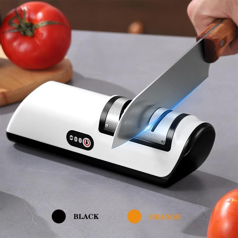 Electric Knife Sharpener, 1 Count Multifunctional Knife Sharpener, Household Knife Sharpener for Kitchen, Kitchen Gadgets, Home Essentials Kitchen Accessories, Kitchen Supplies WNS