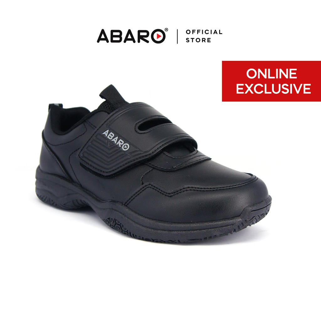 [Online Exclusive] ABARO 992323 School Shoes /Anti-Bacterial/Kasut Sekolah Hitam