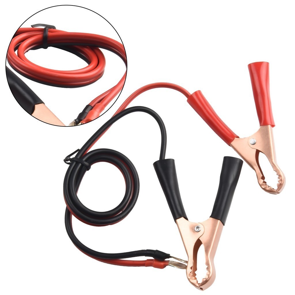 Quality Versatile 2 Pieces Car 50AMP Battery Inverter Wire Power Transfer Cable Alligator Clip - Image 4