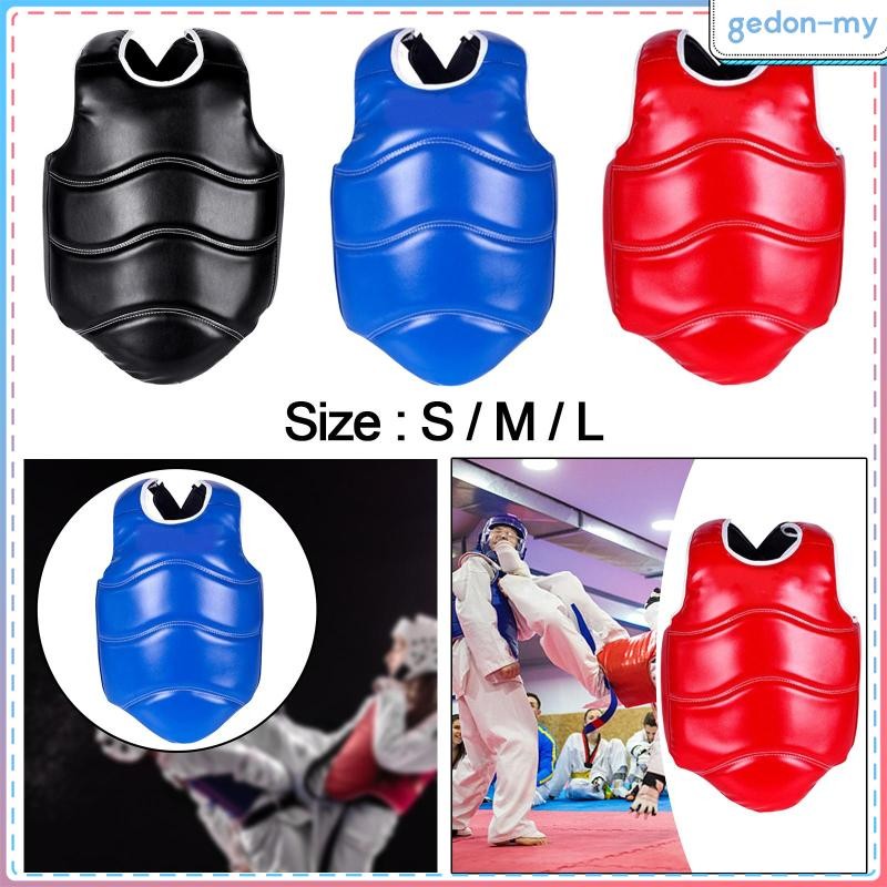 [GedonMY] Karate Chest Protector Lightweight Bodyguard Chest Gear Boxing Chest Guard for