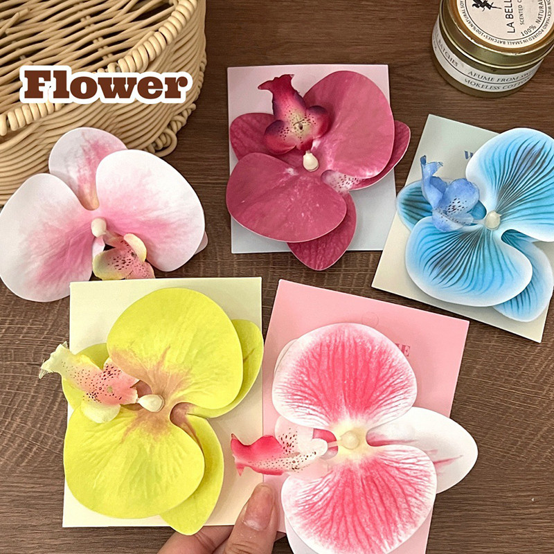 Korean Style Flower Hairpins Colorful Fashion Hair Clips Girlfriend Gift Supplies