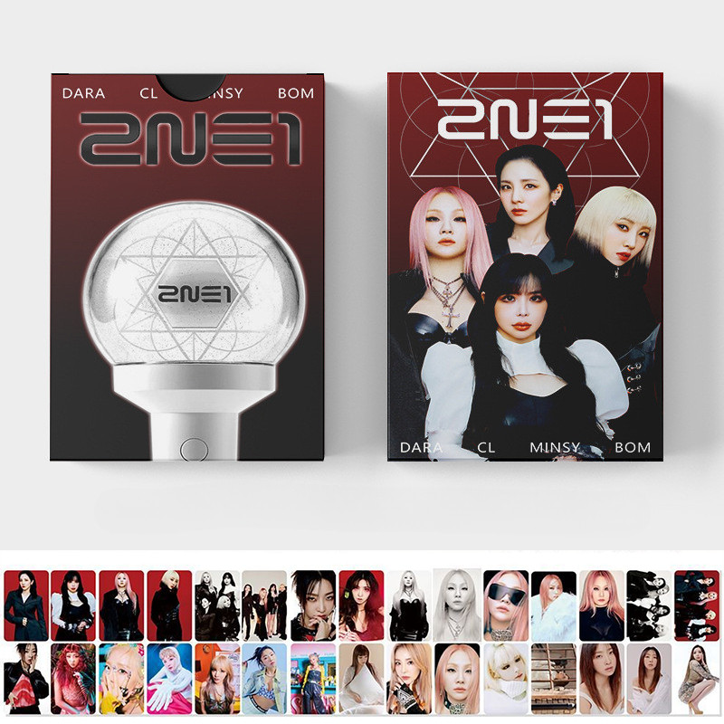 2024 Vocal Concert 2NE1 Korean Female Idol Group 30Pcs/Box Photocard 2NE1 LOMO Card CL Park Bom Sandara Park Minzy YG Entertainment Cards 2NE1 Photocard Idol Collectibles Souvenir