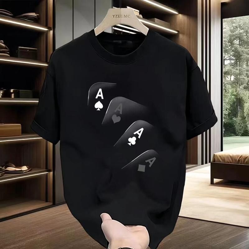【 COD 】 Short Sleeve T-shirt, Women and Men, New Luxury, Fashion, Creative Printing, Loose, Trendy, Versatile, Suitable for Men and Women Clothing, Soft Women's Style