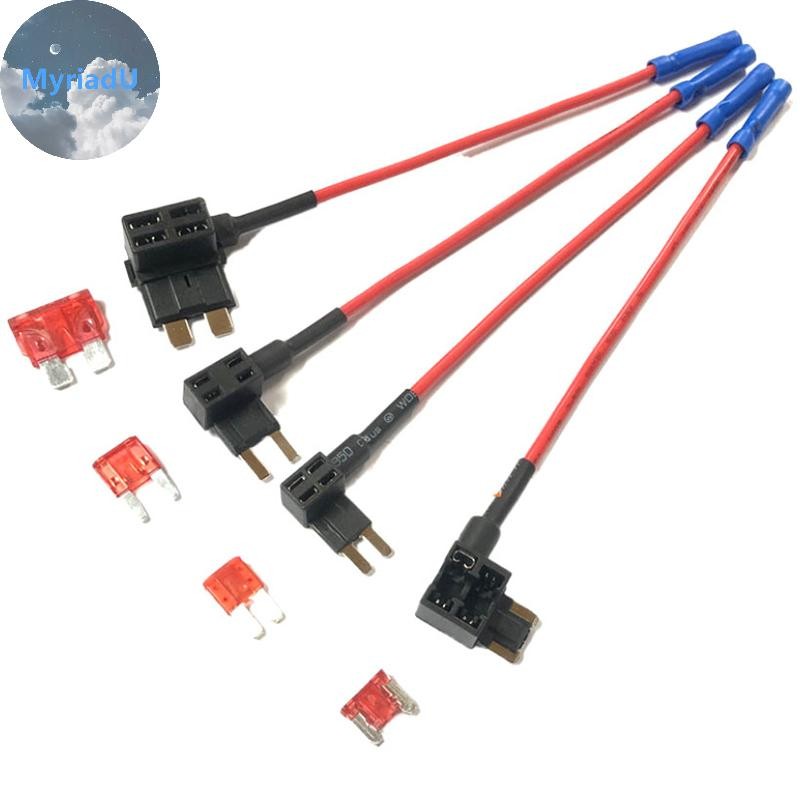 MyriadU Add-a-Circuit Adapter APM Mini Micro 12V Car Fuse Box Holder Auto Motri Insurance ATM Adapter MY