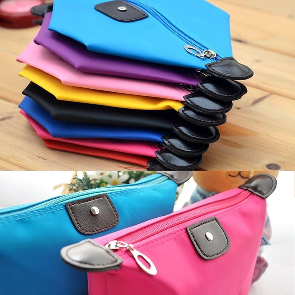 Women Travel Cosmetic Bag Beauty Make Up Bag Dompet Cosmetic Pouch Zip Mini Bag Wallet