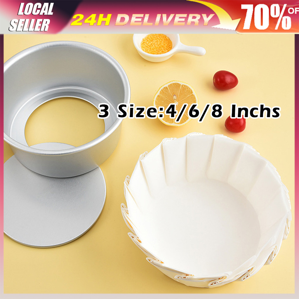 4/6/8 Inch Cupcake Paper Liner Parchment 50PCS Basque Burnt Cheesecake Cake Paper Mould For Baking Cakes,Oven, Air Fryer