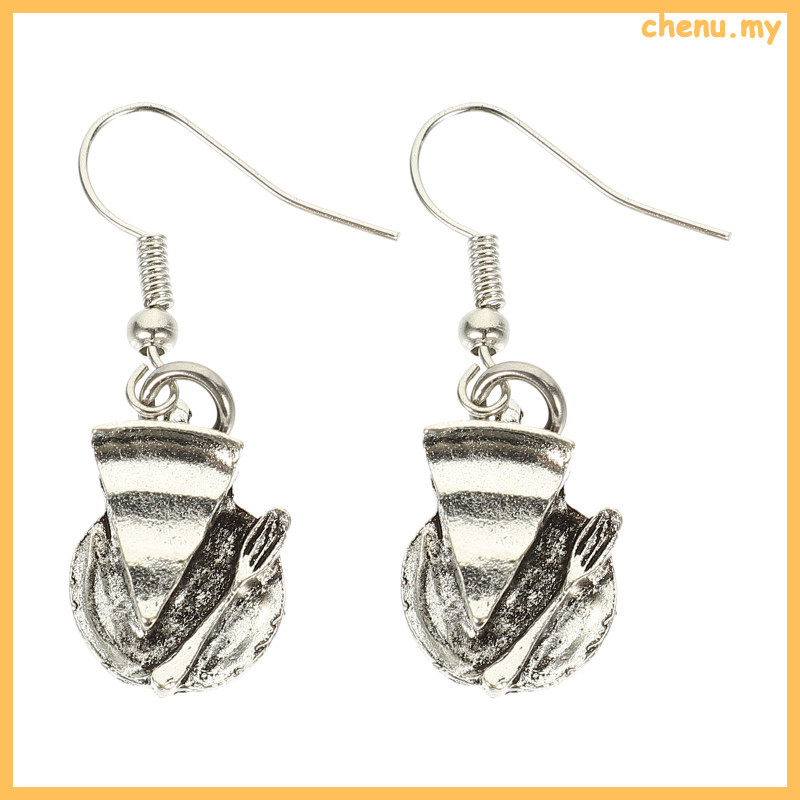 Cake Earrings Ice Cream Decor Dessert Drop Vintage Unique Decorations Alloy Miss chenu