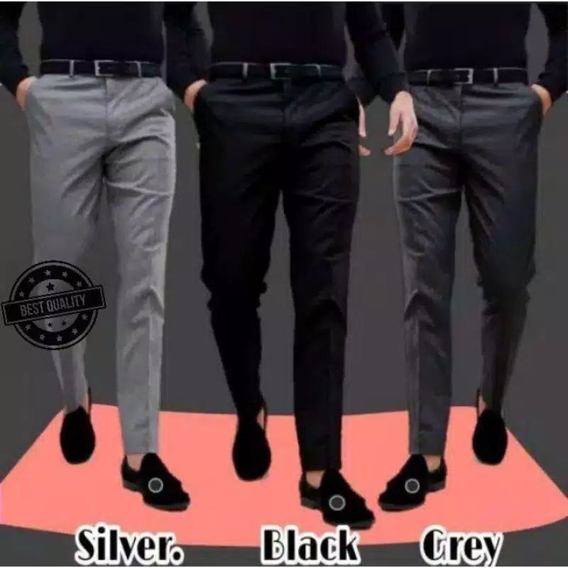 Versatile Purpose CELANA KANTOR FORMAL PRIA SLIMFIT BAHAN DASAR KAIN WOLL KUALITAS - Image 2