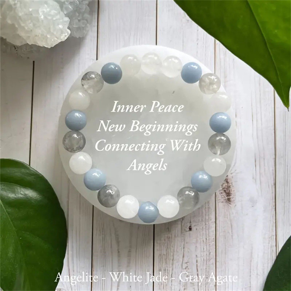 Jewelry Jewelry Small Fresh Stone Bracelet Men Women ins Style Handmade Beaded Aquamarine Natural New Style Same Style Jewelry Jewelry Jewelry Jewelry Jewelry
