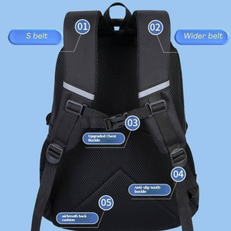 Accessory Casual (In stock)Minecraft cartoon primary Kids student school bag boy backpack beg sekolah bagpack water-p... - Image 2