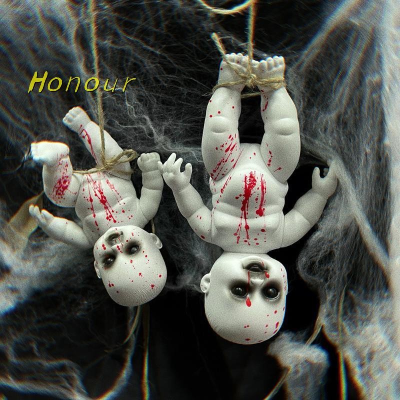[Honour-t] Horror Ghost Baby Hanging Doll Halloween Bar Ghost Courtyard Horror Doll Prop Ghost Festival Happy Halloween Day 2025 Decoration  
