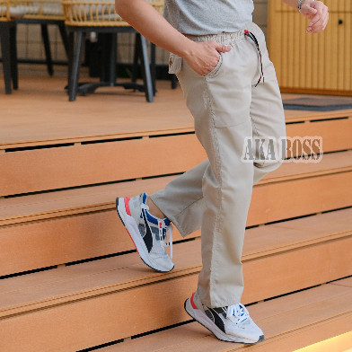 Multi Essential Celana Pria Sam Chinos Panjang Dewasa Taktik Outdor Sport Casual KOREAN STYLE - Image 3
