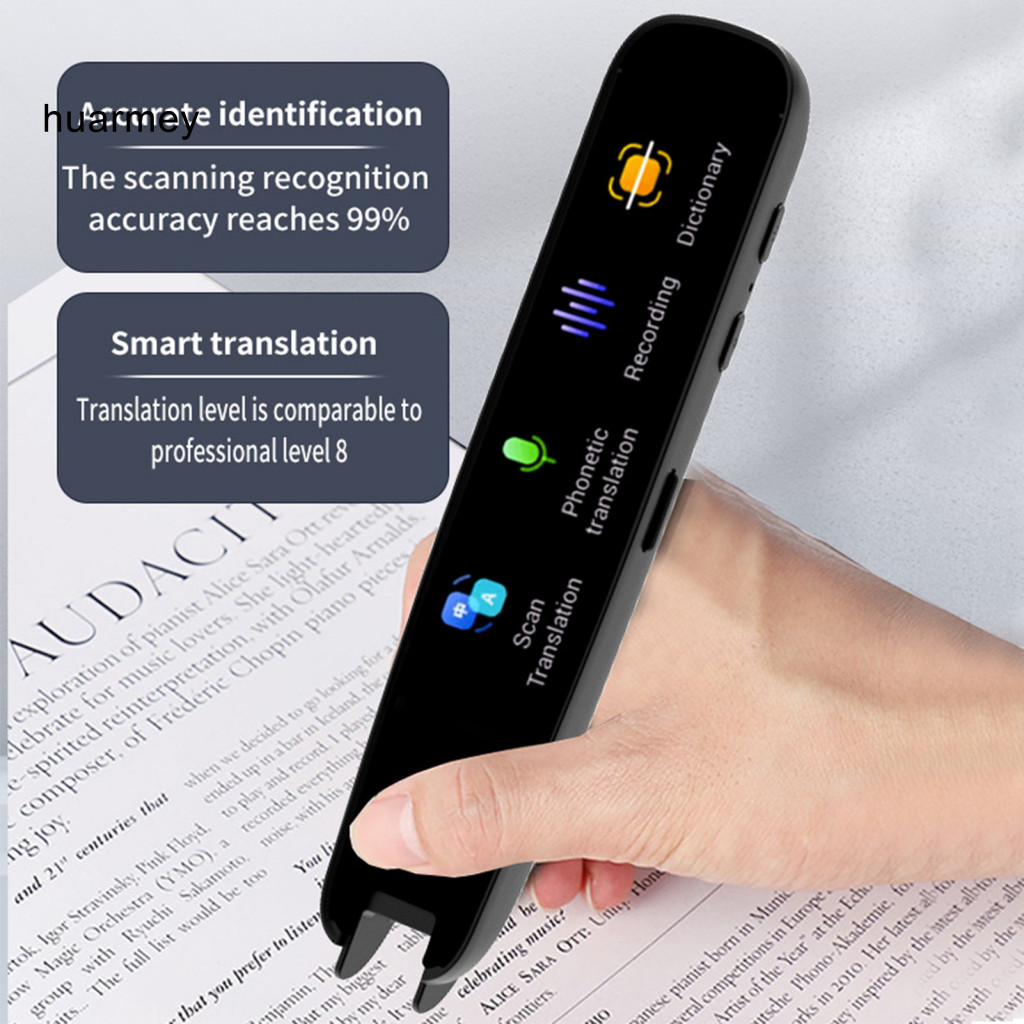 HUARMEY Multifunctional Translation Pen Wireless Language Translation Gadget Translator Pen for Instant Translation Wifi Enabled Use High Accuracy Perfect for Southeast Buyers