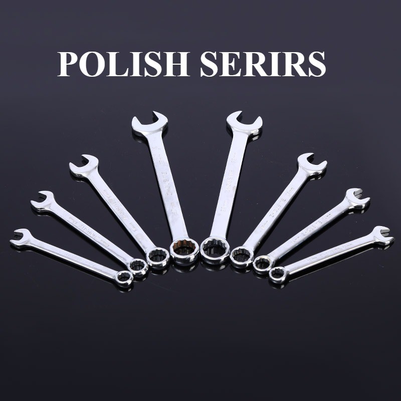 Spanar Combination Wrench Spanner Tools ( Polish / Chrome Vanadium )  6-27mm