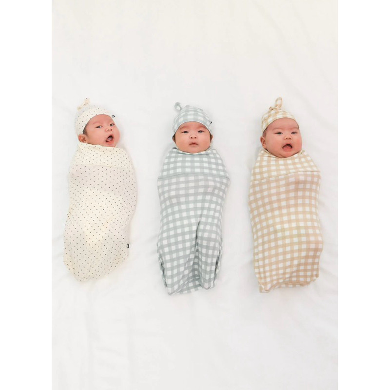 Konny swaddling clothes for newborns made of tencel modal made in Korea (no hat included) Trangkisd_ex-export products for babies baby swaddle newborn