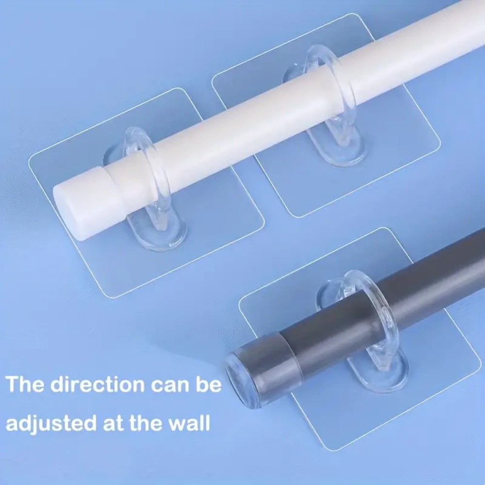 5pcs Wall Mounted Self-Adhesive Shampoo Bottle Shelf Liquid Soap Shower Gel Organizer H…