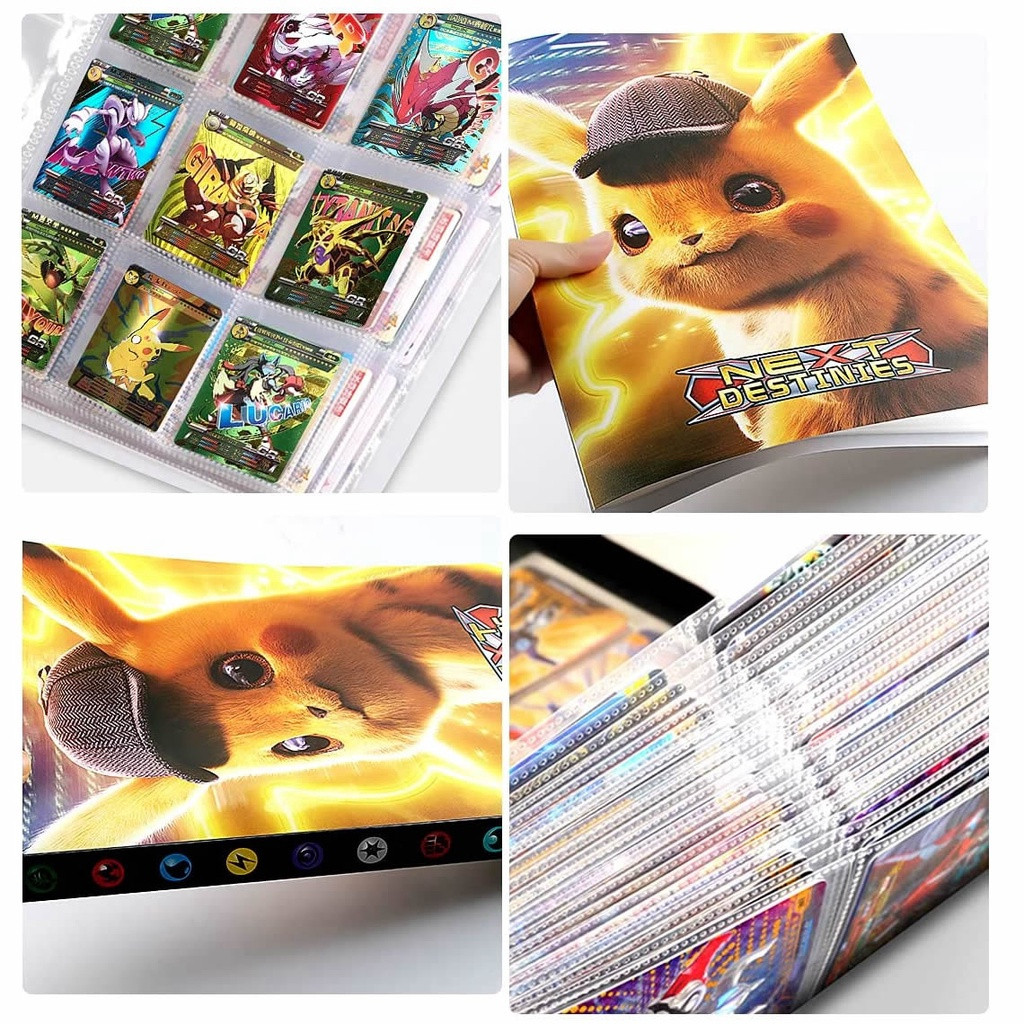 Multi Essential 540pcs POKEMON Anime Book Card Album Holder Game Binder Trading Cards Collection Kid Top Toys Gift Pu... - Image 2