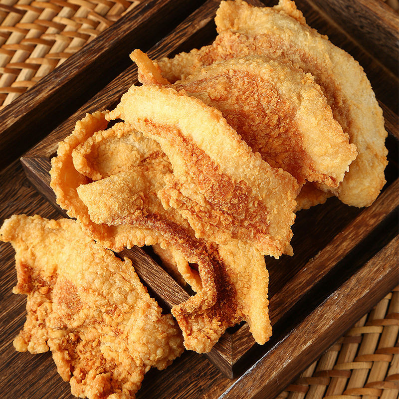 1448 pieces of crispy lard residue spicy meat fat residue fr 30 Days 1448 pieces crispy Lamb Grounds spicy meat fat Grounds Fried Instant crispy Skin Pork Belly Qingdao Specialty Relieve Gluttonous Snacks 4.23