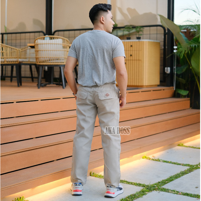 Multi Essential Celana Pria Sam Chinos Panjang Dewasa Taktik Outdor Sport Casual KOREAN STYLE - Image 2