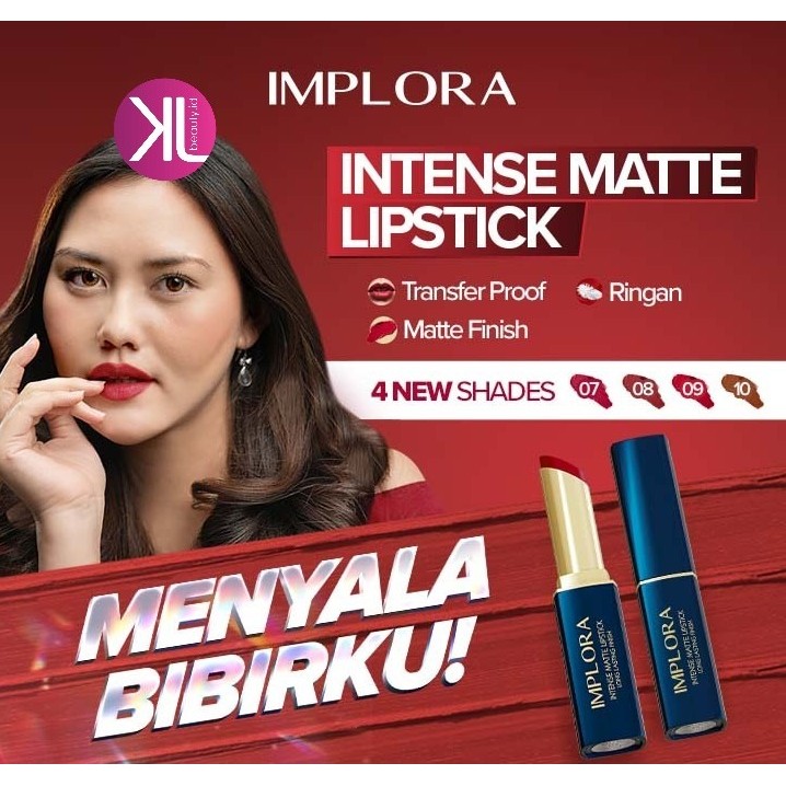 Implora Intense Matte Lipstick Long Lasting Finish