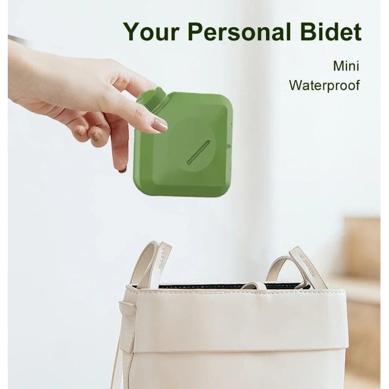 Portable Bidet Sprayer 240ml – Personal Hygiene Cleaning, Travel Toilet Bottle with Adjustable Water Flow