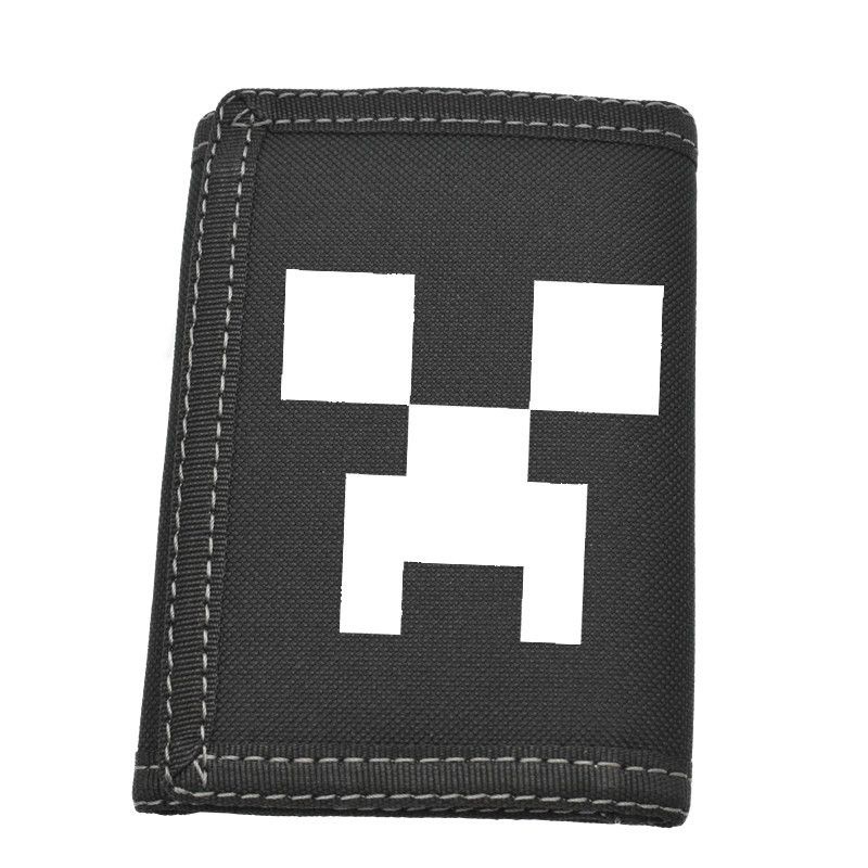 Minecraft Cartoon Peripheral Short Wallet Teenager Student Unique Creative Multi-Card Children