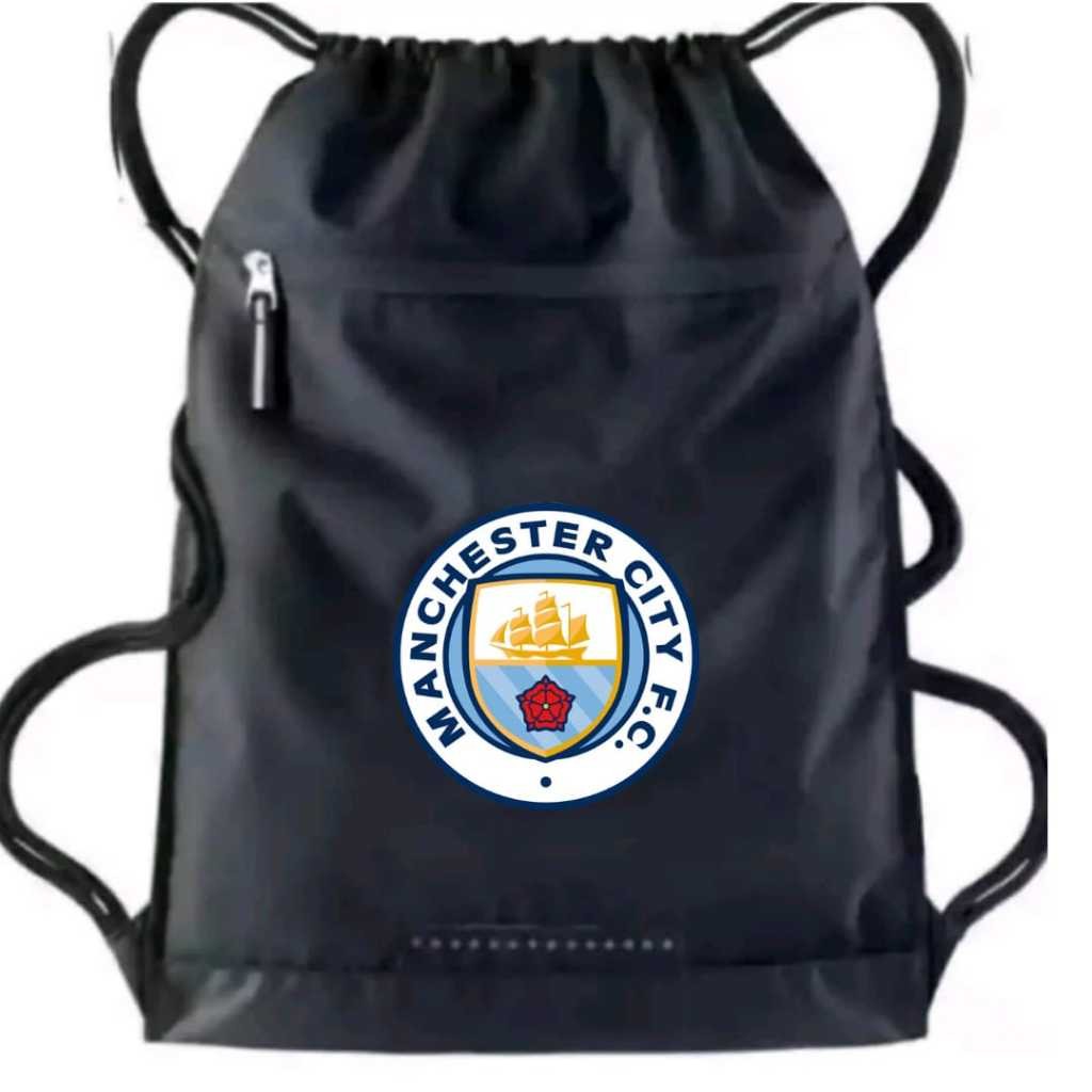 Portable Accessory Men's drawstring bag String Manchester City Futsal Football Sling Trendy - Image 5