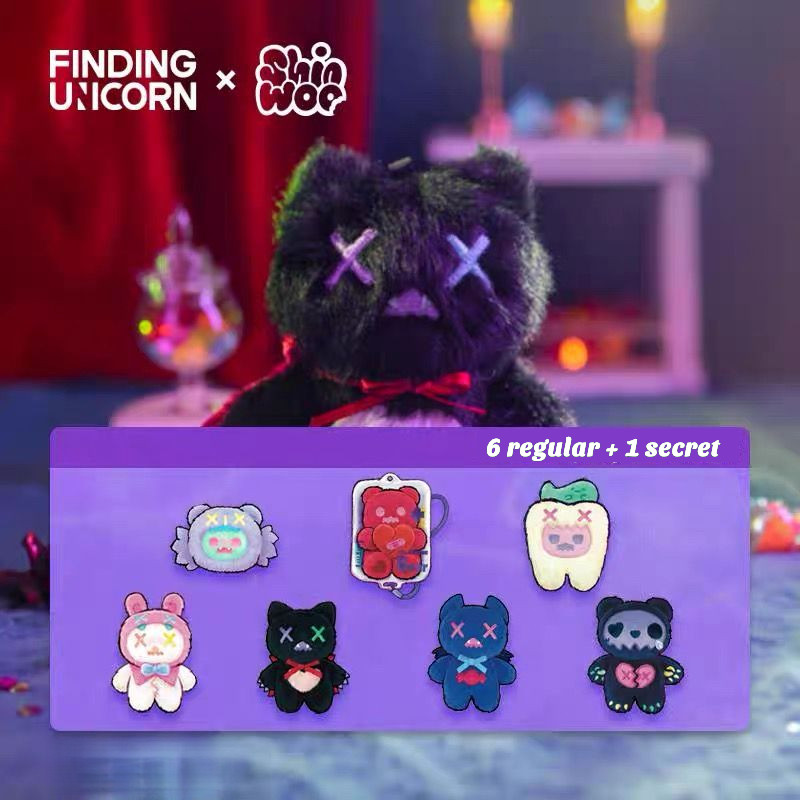 ShinWoo Vampire Candy Shop Series FINDING UNICORN Vinyl Plush Dolls Action Figurines Mystery Box Art Toys Figure