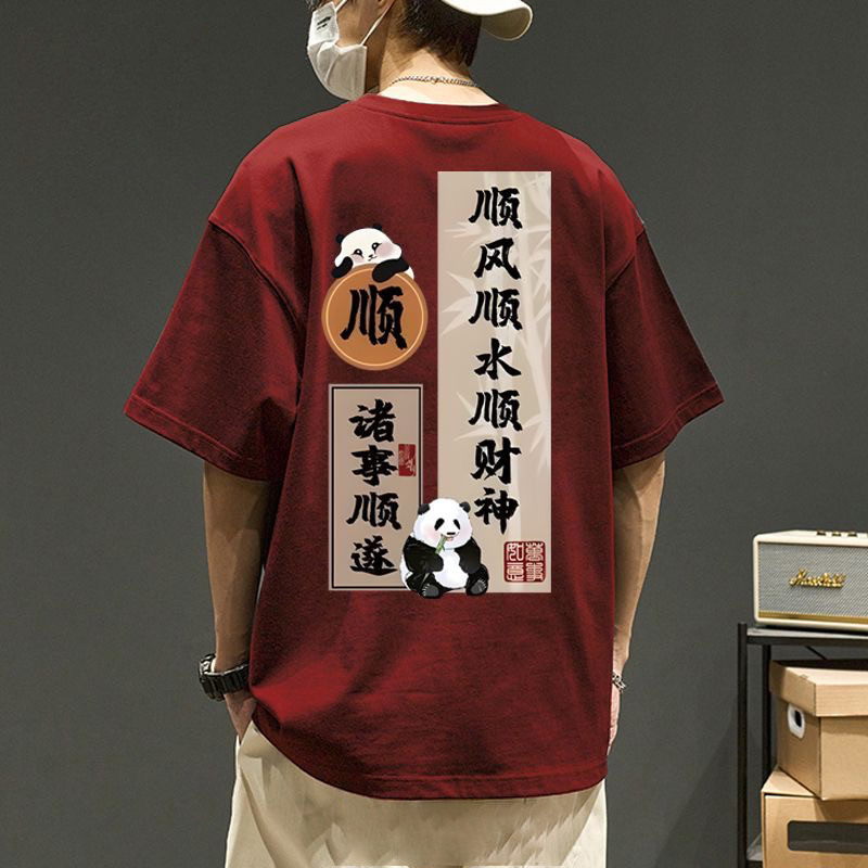 100% Cotton 2025 CNY/ Chinese lunar New Year Snake Women / Men T Shirt Holiday Short-sleeve Unisex Oversize Clothing Red Tops merayakan tahun baru lunar 2025 农历新年 蛇年 衣服