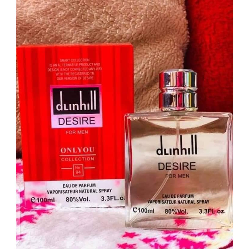 SMART DLINHILL DESIRE RED FOR MEN EDP 100ML PERFUME (INSPIRED FRAGRANCE)