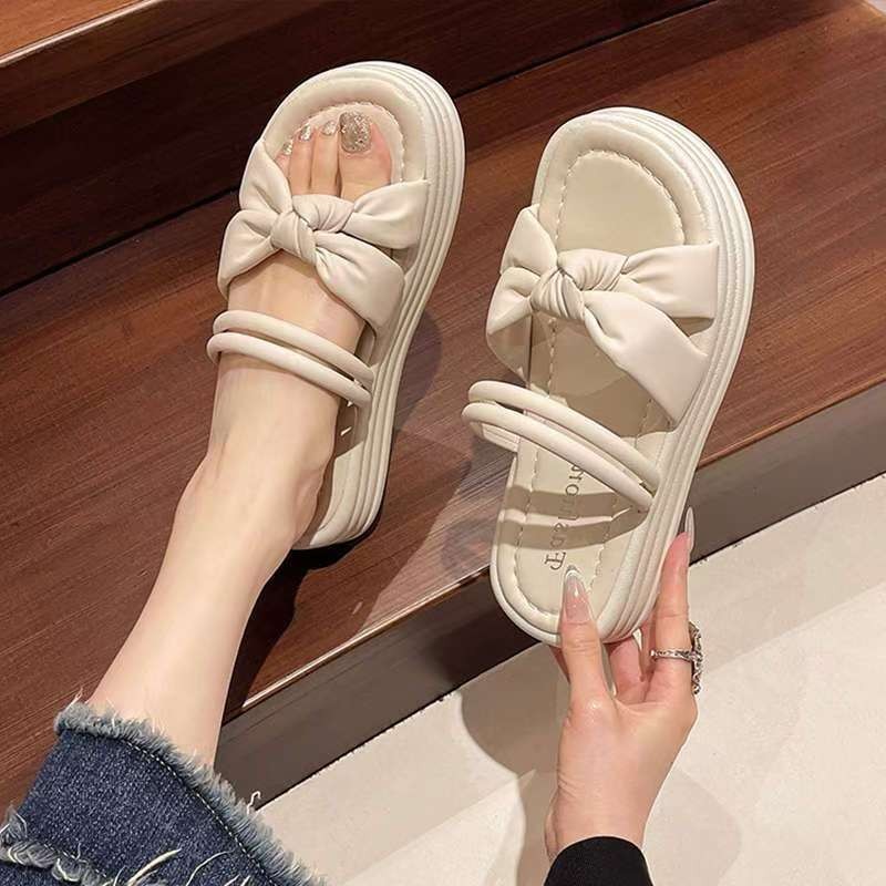 Soft Bottom Two Wear Sandals Women Slippers Slippers Outer Wear Maternity Shoes Beach Shoes 84EF