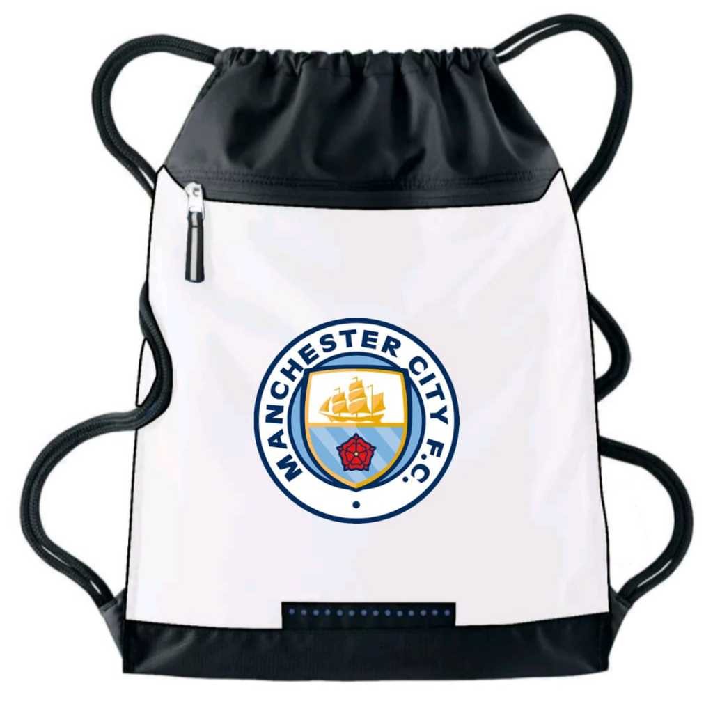 Portable Accessory Men's drawstring bag String Manchester City Futsal Football Sling Trendy - Image 3