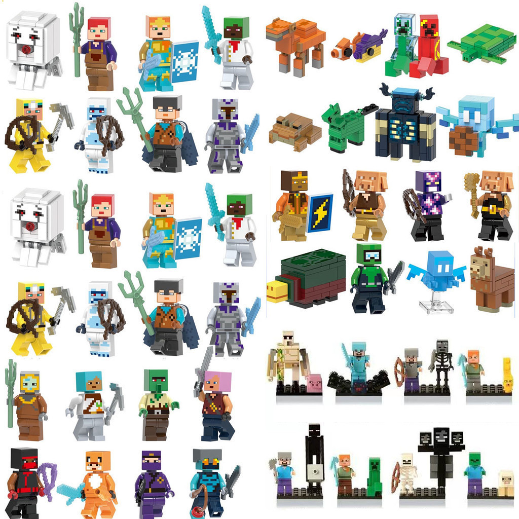 Purpose Essential Children's assembly toys Building block figurine minecraft model gifts Quality Premium - Image 3