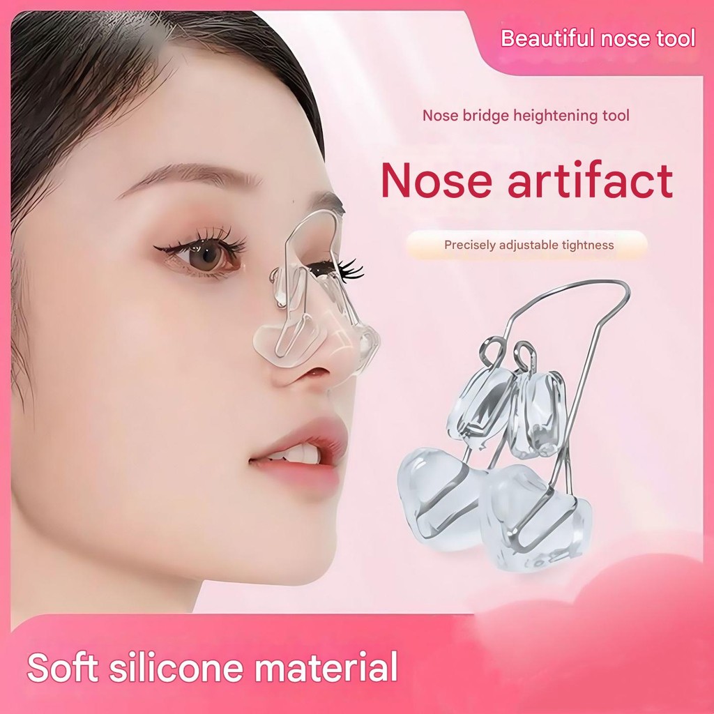Nose Upward Cosmetic Clip Plastic Device Lifting Nose Plastic Device Reducing Nasal Wing Plastic Correction Soft Silicon Nose Shaper Nose Up Shaping Shaper Lift for Day and Night