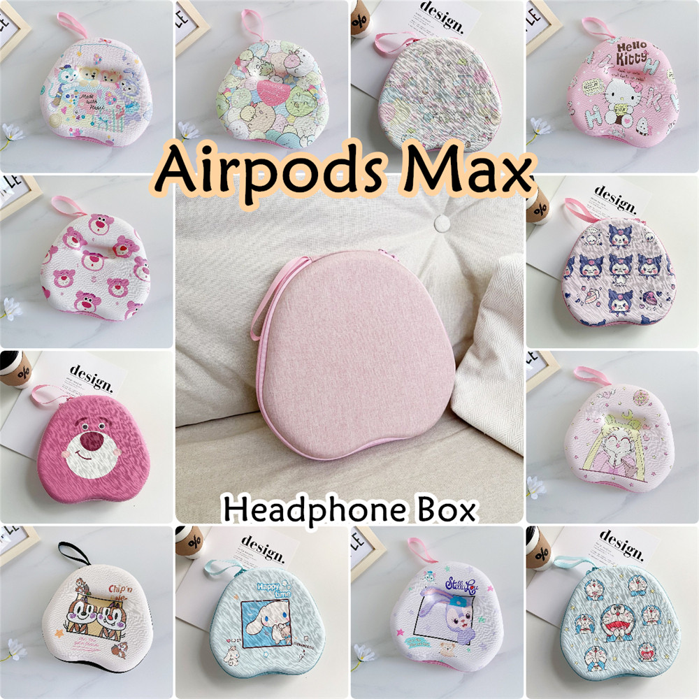 READY STOCK!For Airpods Max Headphone Case Cartoon Innovative Pattern Headset Storage Bag EVA Earpads Casing Box