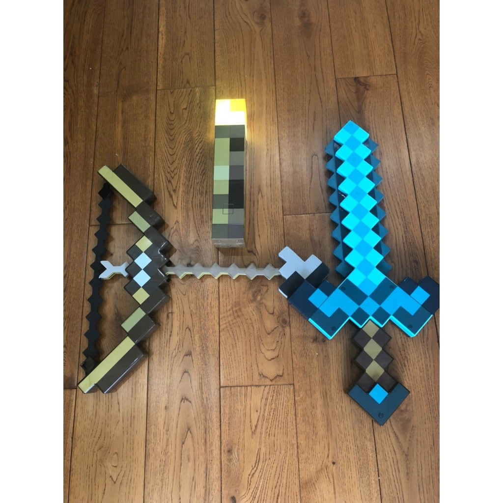 Essential Reliable Minecraft Plastic Toy Game Deformation Luminous Sound Color-changing Quality Premium - Image 2