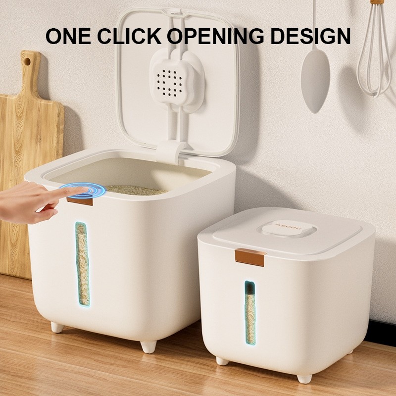Bekas simpan beras kedap udara Rice Storage Box Proof Sealed Insect-Proof Food Container House Bekas Rice Box