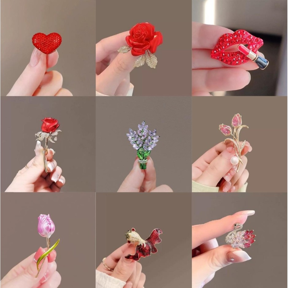 Exquisite Floral Pearl Brooch Pin - Vintage Elegant Clothing Accessories for Women, Stylish Scarf Shawl Buckle, Gift for Mom Daughter (42 Styles)