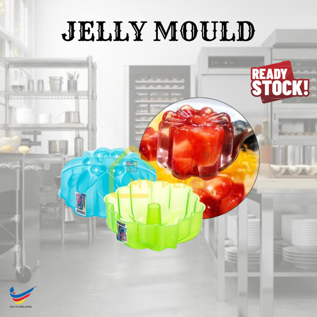 Round Jelly Mould/ Acuan Bulat Jelly 5" Acuan Kuih Jeli 5” Acuan Puding Bunga Cantik / Acuan Kek Kukus Tebal