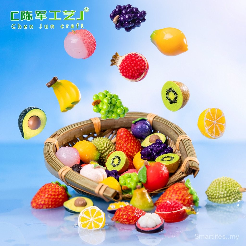 Micro Landscape Food Toys Mini Small Ornaments Mystery Box Unpacking Cute Pellets diy Jewelry Resin Accessories Fruit Mystery Bag Mystery Box Gift Resin Crafts
