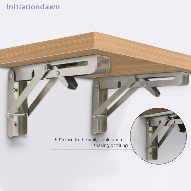 [Initiationdawn] 2Pcs Campervan Folding Table Shelf Motorhome Caravan Finish Stainless Steel Mini Folding Table Car Accessories New